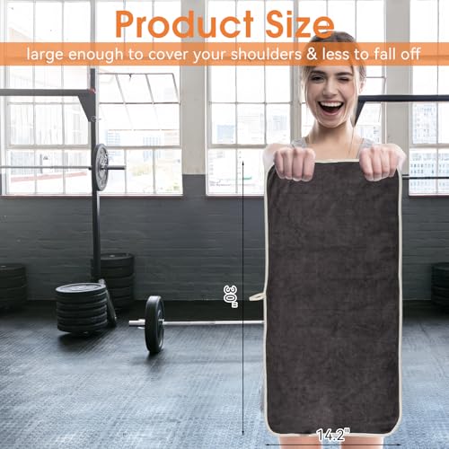Hoiny 3 Pack Microfiber Gym Towels, Super Soft, Quick Drying, 14.2" x 30"