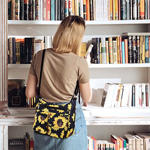 Kamo Crossbody for Women - Multi-pocket Shoulder Lightweight Messenger Casual Printed Purse Handbag Travel Bag - color: A#4