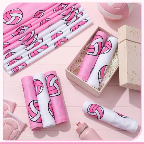 FuWeave 12 Pcs Volleyball Cooling Towels Gifts 40 x 12 Inch - color: Volleyball, size: 40 x 12 inches