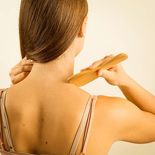 tuuli Body and Face Roller, Multi-Functional Wooden Massage Roller, Helps Ease Muscle Tension and Support Skin Health, Natural Face Massage Tools, Set of 2 (2 Piece Set C) - size: 2 piece set C