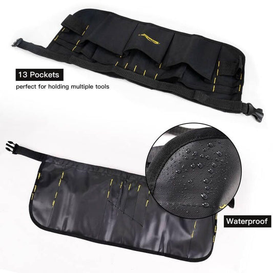 NEWISHTOOL Oxford Pocket Apron 13 Pocket Work Waist Tool Apron - size: One Size