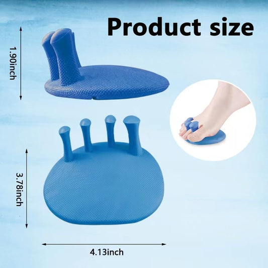 Toe Separators for Overlapping Toes Women,Blue Calf Trainer Toe Separators for Women,Multifunctional Bunion Corrector Thin Leg Exerciser,Suitable for Having Plantar Fasciitis,Bunions,Other Foot Pain - color: 4-blue