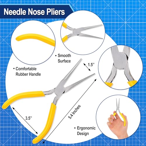 Mandala Crafts 23 PC Model Building Hobby Tools Kit for Plastic Miniatures | Pliers, Clipper, Knife, Bending, Winding, Twisting Rod for Plastic, Mecha, Scale Kits, Aircraft, Tanks, Ships, Cars, Metal - style: 3D Metal Model Tool 25 PCs