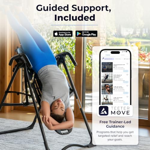 Teeter EP-560 Ltd. Inversion Table for Back Pain, FDA-Registered, UL Safety-Certified, 300 lb Capacity