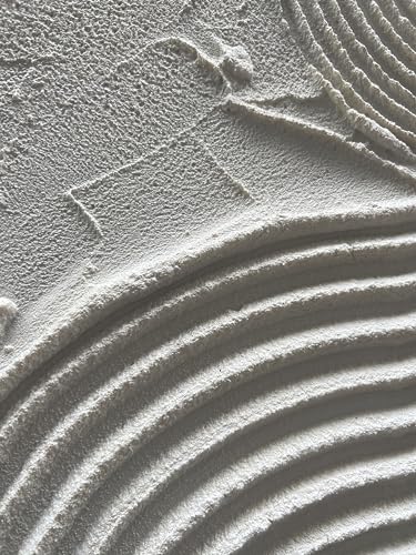 NANKAI Art Hand-Painted White Texture Abstract Art Oil Painting Minimalist Art Home Wall Decoration Painting 24x20 inches x 3 - color: Nkhb134