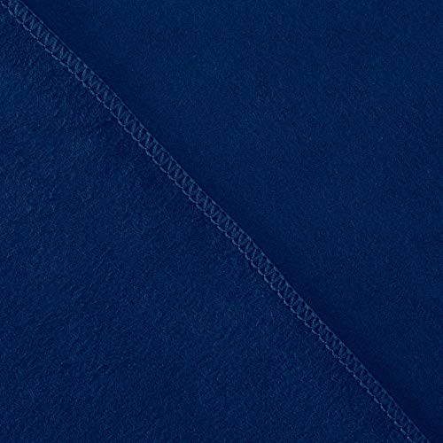 2-Pack Microfiber Towel - XXL Travel Quick Dry and Extra Soft Microfiber Towels, Lightweight and Compact for Gym, Swim Practice, Travel, Backpacking, Camping, RV, Beach, Camping - color: Navy Blue