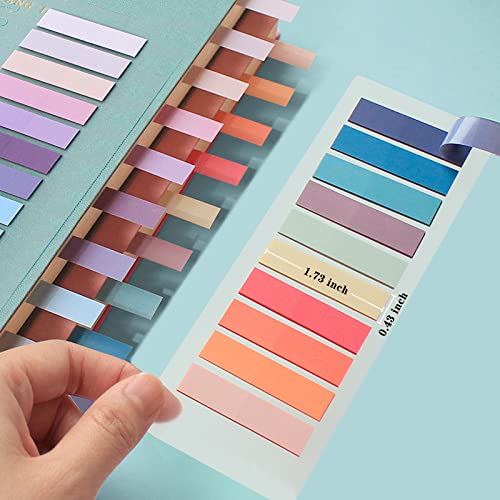 ELII 5400PCS Books Tabs for Annotating,Sticky Tabs Clear Sticky Notes | Morandi Page Markers for Notebooks,Writable Repositionable,Bible Study,Planning,Smooth Writing,Transparent,Waterproof - style: 5400pcs