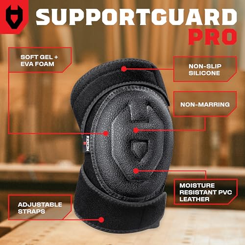 NoCry Gel Knee Pads for Men and Women with Soft Foam Cushion — Waterproof Anti-Slip Cap and Easy to Use, Adjustable Non-Slip Straps — Durable, Lightweight Design — Perfect for Gardening Work - style: Gel & Foam
