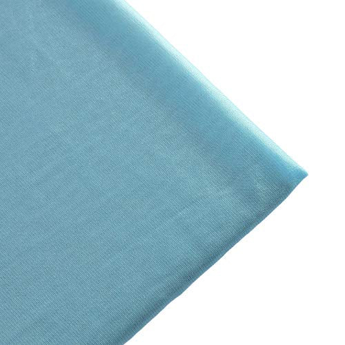 Aerial Silks Starter Kit, 9 Yards, Aerial Yoga Hammock, Hardware | Knitted fabric with pose guide, for aerial yoga, gymnastics, silk swing, stretching and home gym use, suitable for all levels - color: Light Blue