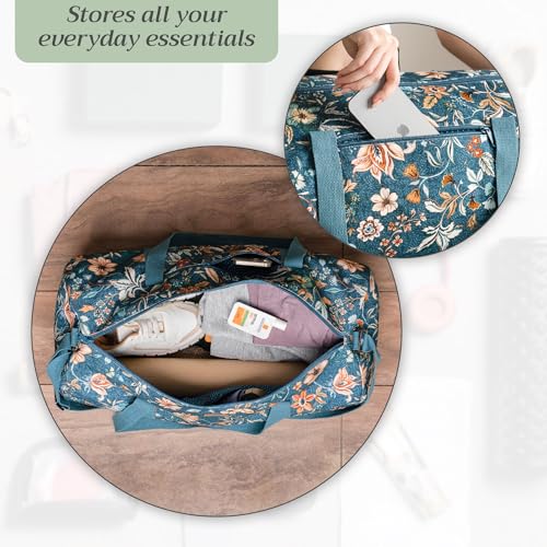 Maison d' Hermine Yoga Mat Duffle Bag Gym Tote Yoga Mat Carry Bag - color: Luxury Loft - Dark Teal, style: Yoga Mat Gym Bag