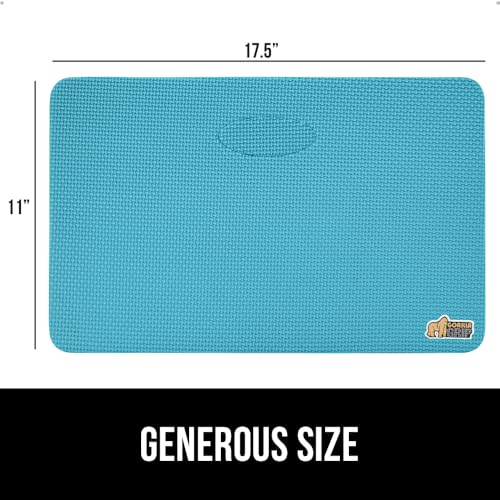 GORILLA GRIP® Extra Thick Foam Kneeling Pad for Gardening 17.5x11 Turquoise - color: Turquoise