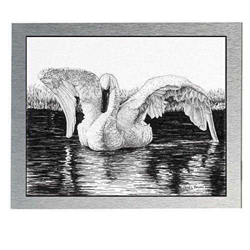 AlumaComp Aluminum Archival Painting & Mounting Panel, 10x10, Double-Sided, 100% Archival, Acid-Free, 4mm Thick, for All Media - Ideal for Professional Photographers, Fine Artists, Graphic Artists - size: 10"x10"