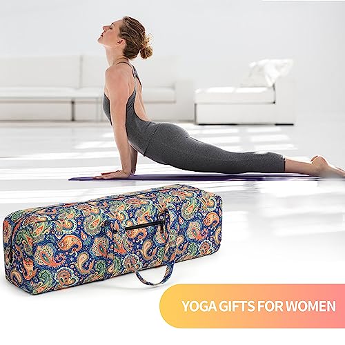 Boulder Bee | Yoga Mat Bag | Large Yoga Mat Carrier with Wet Pocket | Yoga Gifts | Gym Tote Bag for Women - color: Green