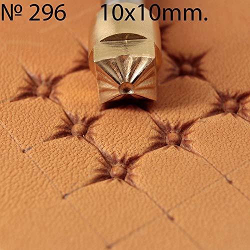 DandS ltd Leather Stamp Tool, Sofa, Professional Steel Craft Tool for Leatherworking, Embossing, Carving & Stamping Leather Projects, Belts Wallets & DIY Projects Compatible with Mallet #296 - color: Sofa 0.39" x 0.39"