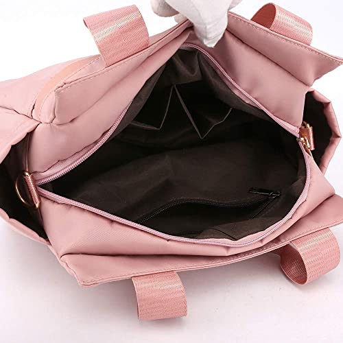 Women Tote Bag Multi-pocket Handbag for Work Daily Use | Water Repellent Shoulder Bag with Adjustable Strap