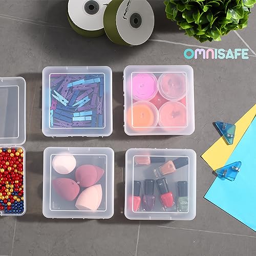 18 Pack Small Plastic Hobby Art Craft Organizer,Storage Containers | Stackable Design, Clear, Latching Lid, High-Grade Material, for Pencil Box, for Crayon - size: Small - 18 Pack