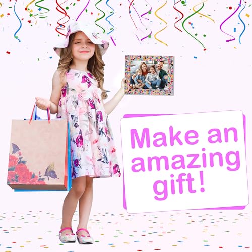 ZALIAFEI 3PCS Mosaic Photo Frame Craft Kit, DIY Crafts Crafts for Girls 8-12, Arts and Crafts Gifts for 10 Year Old