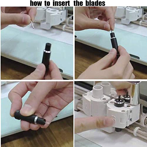 50 Pcs Replacement Blades Compatible with Explore 4/3/Air 2/Air/Air one/Maker/Maker 4/3/2 Cutting Machines - 10PCS Fine Point Blade, 30PCS Standard Blades and 10PCS Deep Point Blades - size: 50 pieces