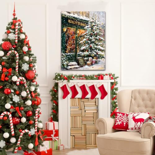 Christmas Diamond Painting Kits for Adults, Store Diamond Art for Adult | Full Round Drill Paint by Diamond, Christmas 5D Diamond Painting Gem Art for Beginners, Arts and Crafts for Adults 12x16 Inch - color: Holiday Store