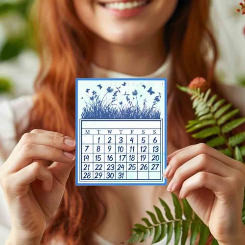 29 Pcs Journal Stamps for Crafting Card Making Supplies Set | 3 Acrylic Clear Stamp Blocks, 6 Clear Silicone Stamps Seals, 20 Craft Ink Pads Calendar Planner Stamp for DIY - style: 29Pcs Planner Clear Stamps