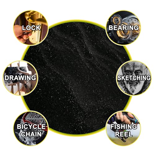 GOODTAKE Graphite Powder 1000 Mesh (Ultra Fine) - 13 Micron Powdered Graphite High Purity Lubricant for Locks, 3D Printing, DIY Crafts - Non-Toxic Dry Lubricant (2 Pounds) - size: 2 Pounds