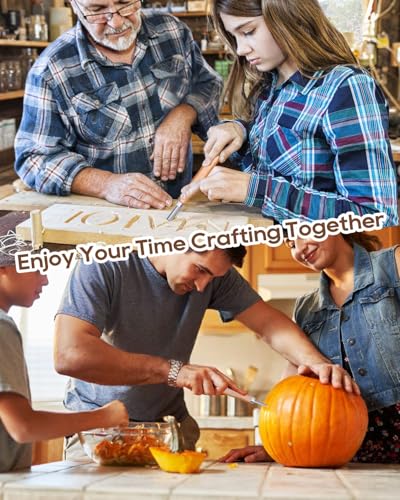 UCEC 12 Pack Linocut Wood Carving Tools Set Wood Carving Kit Whittling Gift | Wood Carving Tools with V-Chisel, Angled Gouge & Half Round Knives for Linoleum Carving, Whittling, Printmaking Supplies - color: Wooden-12 Pack