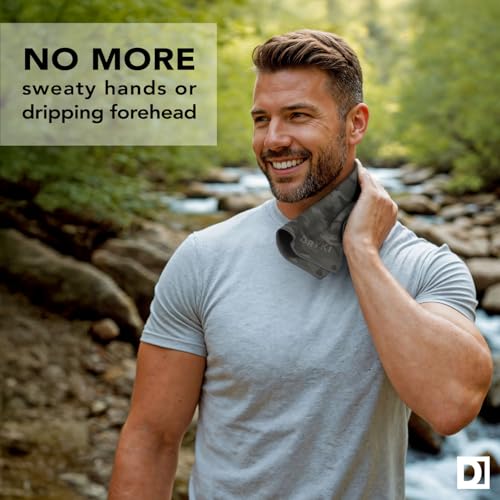 DRYKI Pocket-Sized Sweat Towels - Original Sweat Absorbing Handkerchiefs - color: Moss Camo