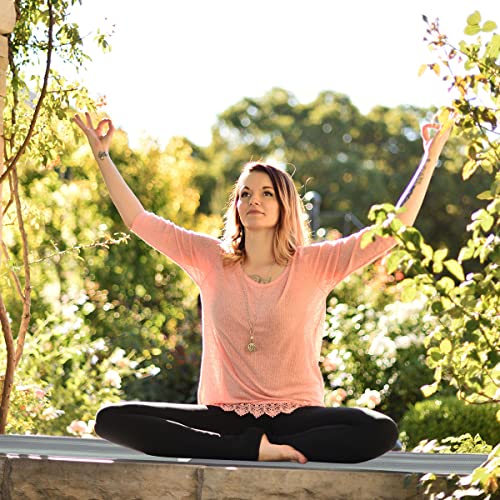 Hugger Mugger Nature Ultra Yoga Mat - Unique Variegated Design, Extra Cushion, Durable, Sticky and Grippy, Stable Non-Slip Surface, Lightweight - color: Sunshine