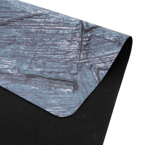 Yvonne Breeze Travel Yoga Mat – 1/16" (1.5mm) Thin, Lightweight, Foldable & Non-Slip – Natural Rubber & Suede – Portable & Eco-Friendly for Hot Yoga, Pilates & Fitness + Free Carrying Strap