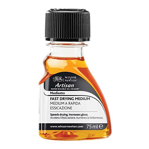 Winsor & Newton W&N Artisan Water Mixable Fast Drying Medium, 75ml bottle