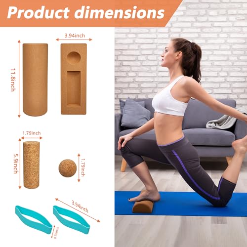 Cork Balance Board Foot Balance Cork Ankle Stability Trainer | Improve Foot Function | Prevent Falls | Corking balance board For Home Gym