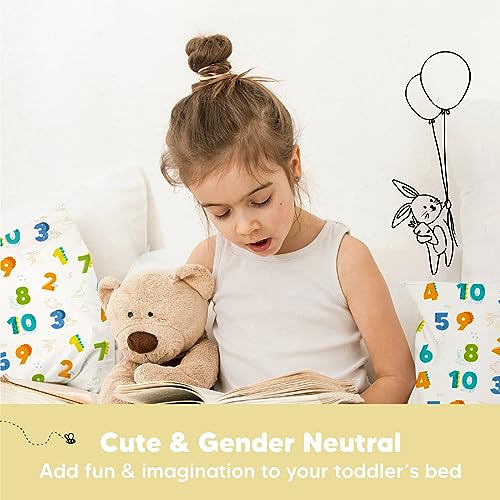 Toddler Pillow with Pillowcase, 13x18 My Little Dreamy Pillow (Dino123) - color: Dino123