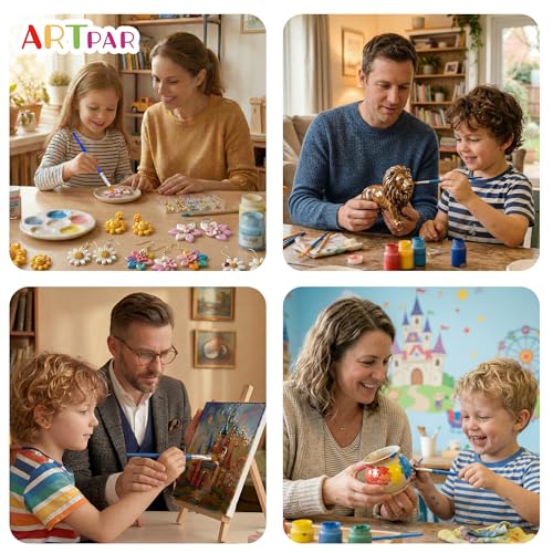 ARTPAR Air Dry Clay Glaze - 100ml Air Dry Clay Varnish ,High-Gloss | Waterproof Prevents Cracking and Resists Scratches; Suitable for Polymer Clay and Pottery Ceramics, Oil Paintings, and Wood