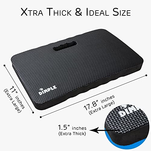 Dimple Kneeling Pad, High Density Thick Foam Comfort Kneeling Mats | for Gardening, Yoga Exercise, Garden Cushions, Knee Pads, Black - color: Black, size: Single