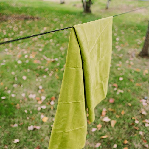 GEAR AID Quick Dry Microfiber Towels - Super Absorbent, Odor-Resistant, Fast Drying with Mesh Bag, Perfect for Camping and Travel, Sizes - color: Coyote, size: XL (35”x62”)