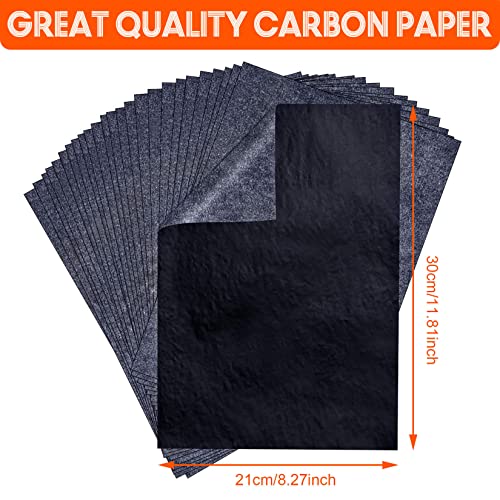 Transfer Paper Tracing Paper for Drawing Trace Paper - PSLER Translucent Tracing Paper on Artist Lettering Sketch Drawing for Pencil Ink Markers (Black)