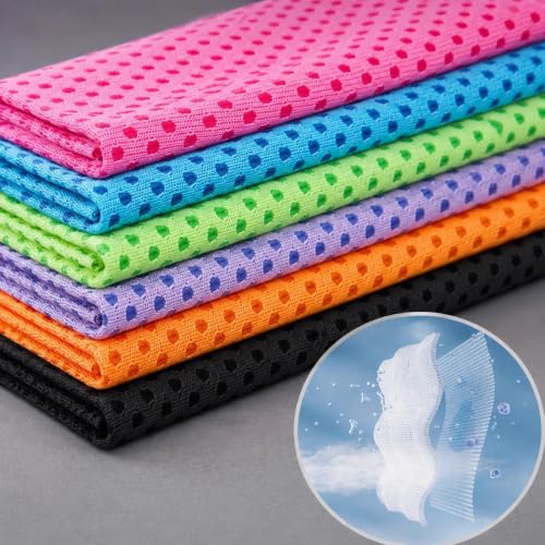 Cooling Towel, Quick Dry Sports Towel with Silicone Case, 11.8 x 35.4 in - color: Gray, size: Medium