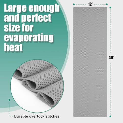 쿨링 타월 30팩, 101.6cm x 30.5cm(40 x 12인치) 넥 쿨 타월 벌크, 목과 얼굴을 위한 콜드 타월, 더운 날씨, 달리기, 축구, 요가, 체육관, 골프용 쿨링 래그 스포츠 타월 - color: 30그레이