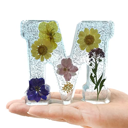 4 inch 26 Pack English Letter Silicone Mold - Alphabet Capital & Large Letter Resin Casting Mold - color: letter-4inch-26-pack