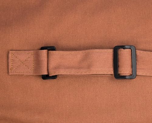 Cotton yoga mat bag with Pockets and Adjustable Strap - Full Zip Cargo Yoga Mat Carrier Bag - Bag for 1/4" 1/3" Thick Yoga Mat - color: Coffee, size: XL
