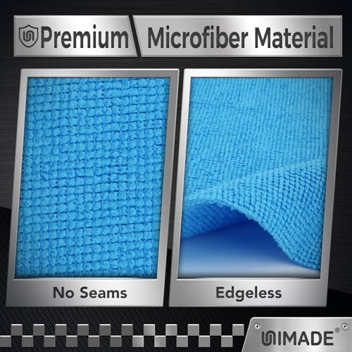 UNIMADE Shop Towels 100팩 상업용 등급 작업용 걸레 극세사 타월 - color: 블루., size: 100개입