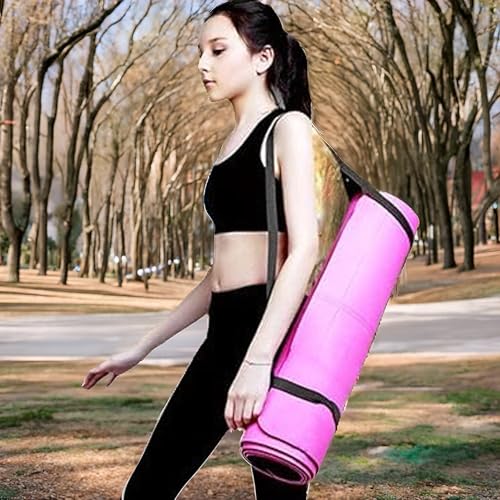 Yoga Mat Straps For Carrying - Yoga Mat Elastic Straps,Adjustable Yoga Carrying Strap Holder Straps,Exercise Mat Carrier Strap,Weight Loss Fitness Binding Rope,Exercise and Fitness Accessories