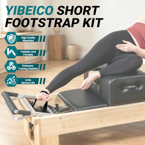 Padded Footstrap for Balanced Body Studio Pilates Reformer | Adjustable Foot Strap for Studio with Classic and Infinity Footbar, for Clinical, for Fletcher, for Rialto Reformers - size: For Studio