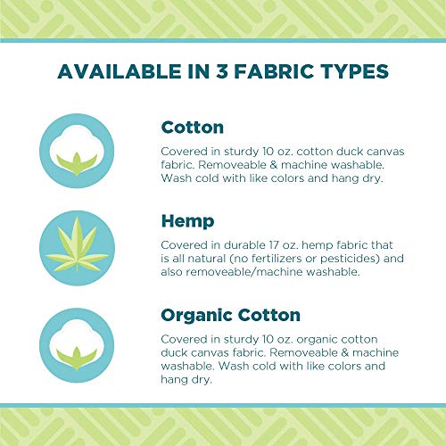Bean Products Large Zabuton Meditation Cushion, Cotton Filled - Black | 2 Piece Large Meditation Cushion, Washable Removable Cover, Comfortable Kneeling Pad, 32x26x3 100% Cotton - Made in USA - color: Black, size: Premium 32x26x3