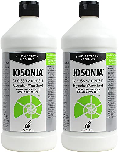 Polyurethane Varnish Gloss - 32oz Bottle - Two Pack - size: 32oz - 2 Pack