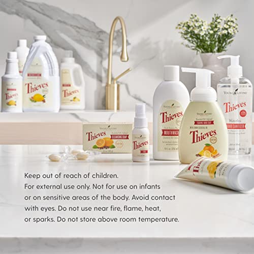 Young Living Thieves Spray | 1 oz | Portable Cleaner Spray, Formulated with Water & Alcohol, Ideal for Travel Essentials & Home; Fits in Backpack, Luggage, or Purse | 2 Pack - size: 1 Fl Oz (Pack of 2)