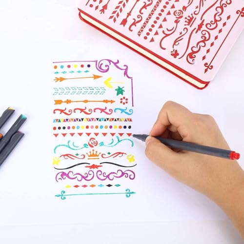 iBayam Colored Fineliner Pens 36 Pack, 0.38mm Fine Point, Bullet Journaling | Slim Pressure-Free Barrel, Smooth Writing Pens for Journaling, Note-Taking, Coloring, Sketching, Planning & Art Project - color: Multicolor, size: 1 Count (Pack of 36)