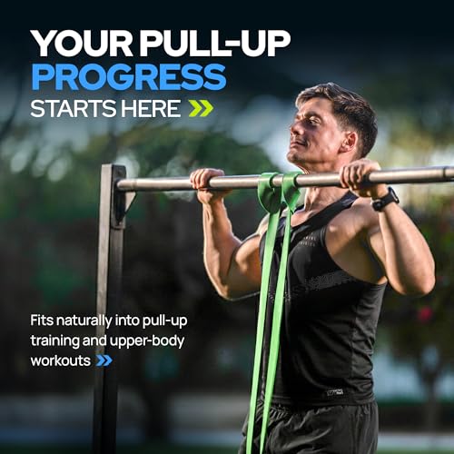 Iron Core Fitness Gym Quality Long Resistance Bands Multi Pack of 5- Loved by Fitness Pros for Group Workouts in Gyms, Boxes, Studios and Bootcamps. Perfect for Pull Ups, Strength Training, Mobility - color: #3 Black, Medium