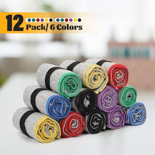 12 Pack Gym Towels Microfiber Fast Drying Men Women Workout Gear for Fitness Yoga Exercise Tennis Quick Dry Towel for Outdoor Running Riding Jogging Hiking Camping Fishing - color: 12pcs