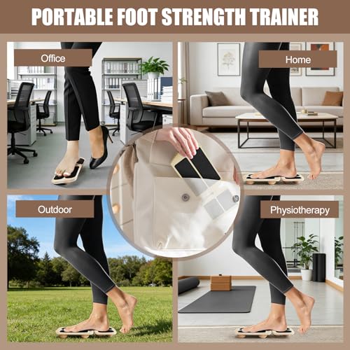 Ankle Balance Board for Foot Strength & Stability |Physical Therapy Tool for Sprained Ankle Recovery, Plantar Fasciitis Relief & Posture Correction | Balance Trainer for Home Fitness